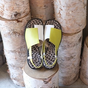 【limited】 sandal -white×yellow green- size23.5cm