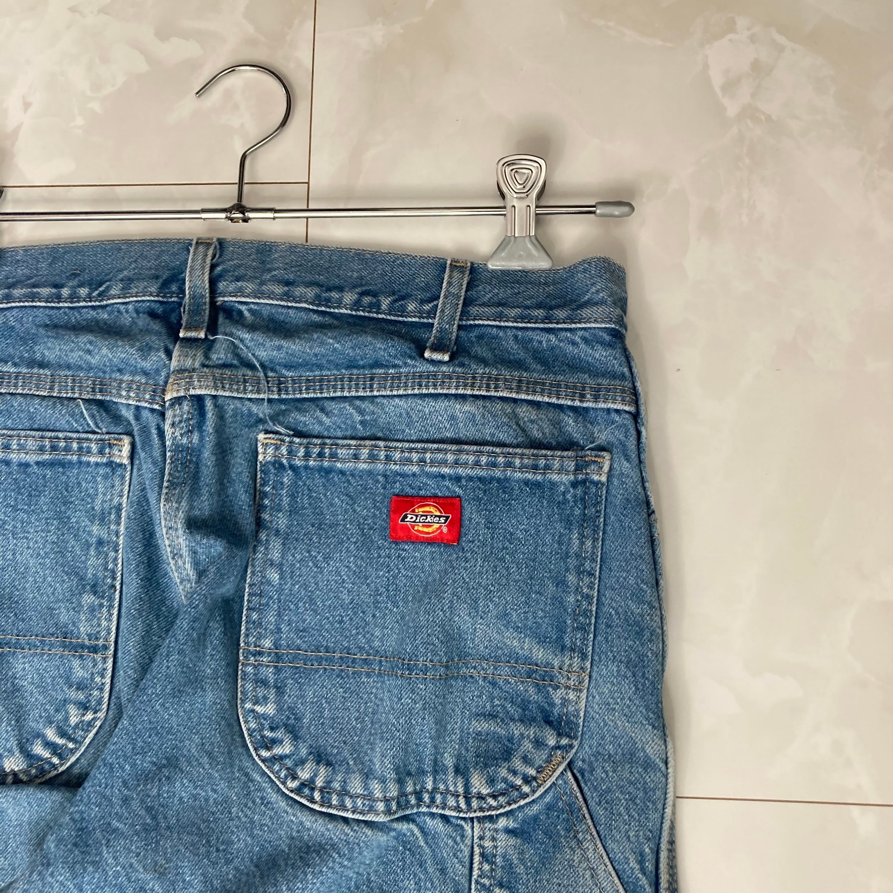 W34×L32】Dickies デニムペインターパンツ ブランドタグ | 古着屋OLDGREEN