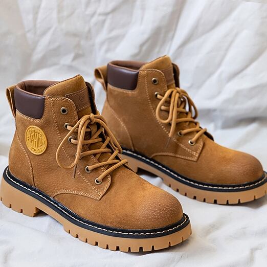 予約販売】ブーツ レザーシューズ ハイカット スエード 編み上げ