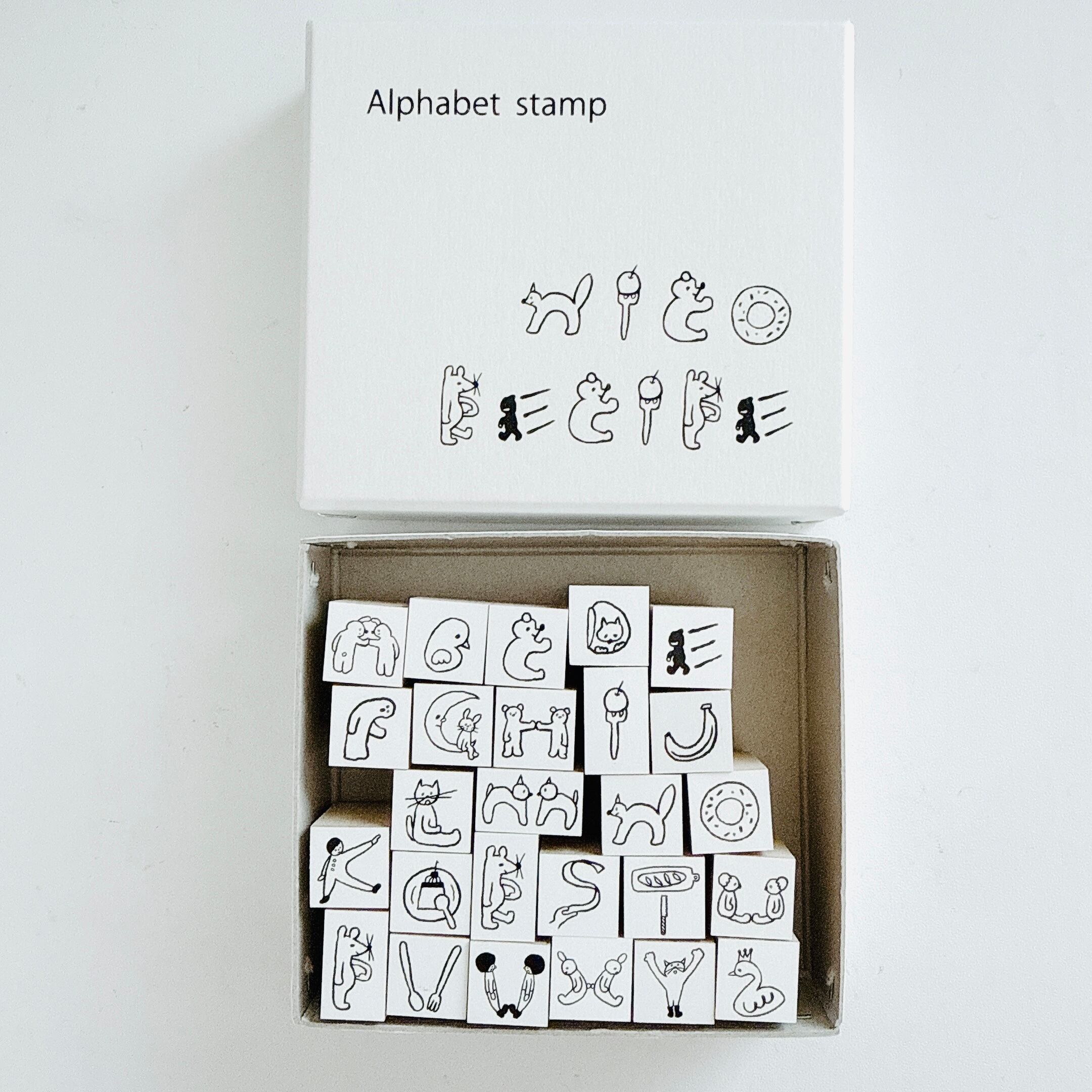 NICOGURUMI ＋ alphabet stamp ＋ マスキングテープいろいろセット