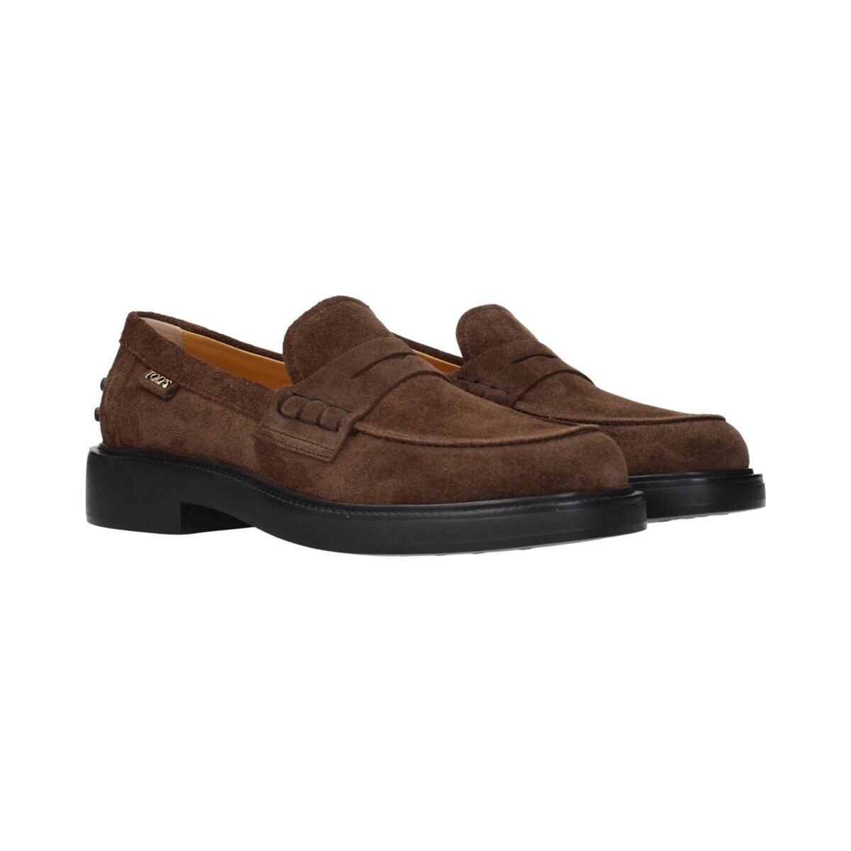 TOD'S トッズ レディース ローファー スエード ブラウン