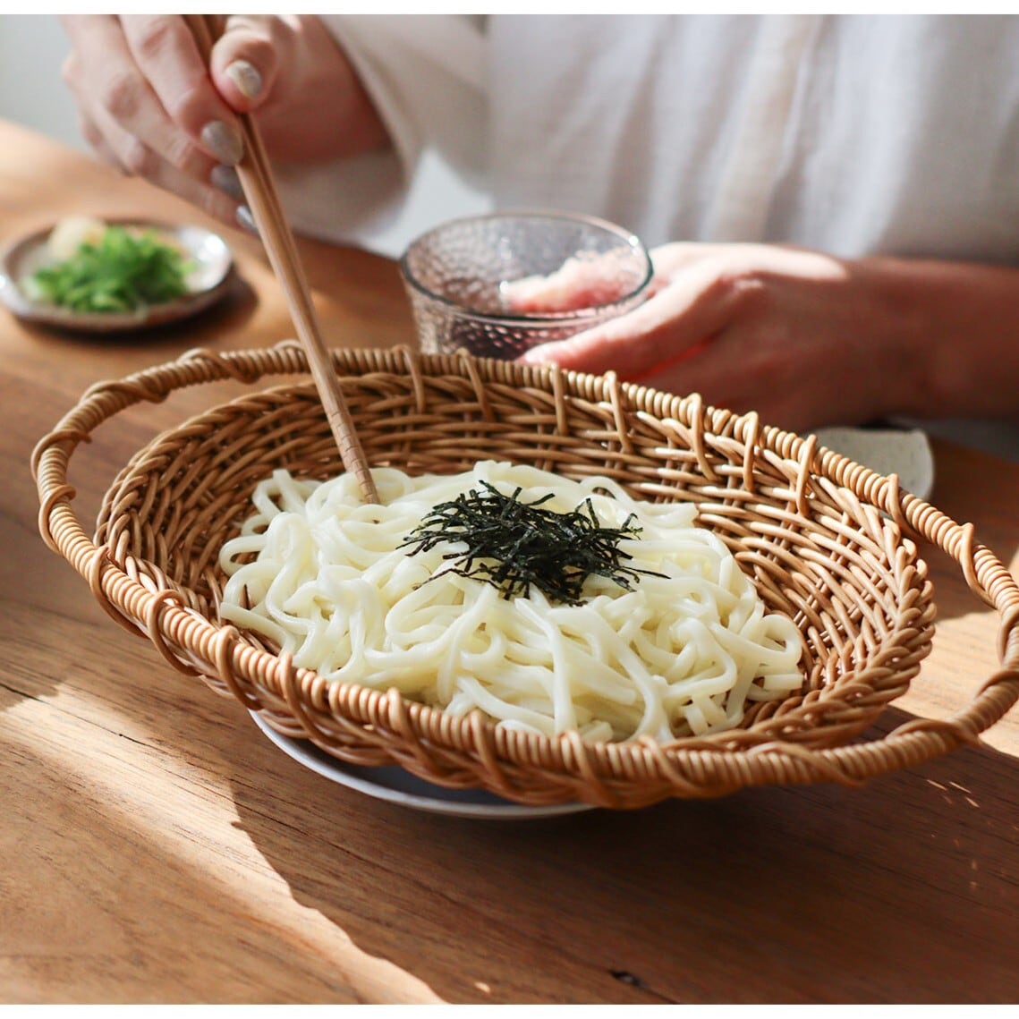 【雑貨・食器】ユティル ナイール ざるオーバル S