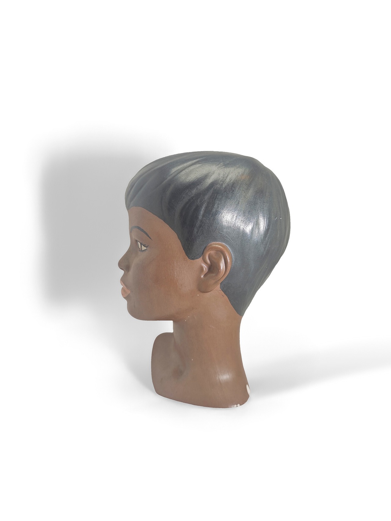 ヴィンテージ雑貨 黒人女性の胸像フィギュア