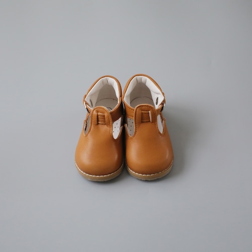 PEEP ZOOM / Baby T-Strap / CAMEL / 12.5-16cm