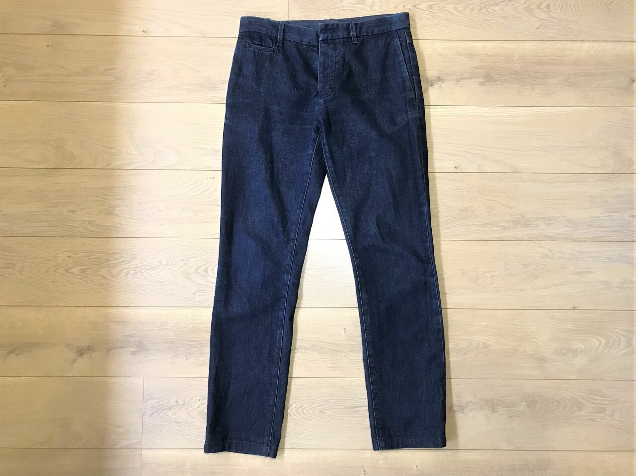 JIL SANDER Selvedged grey denim MADE IN ITALY