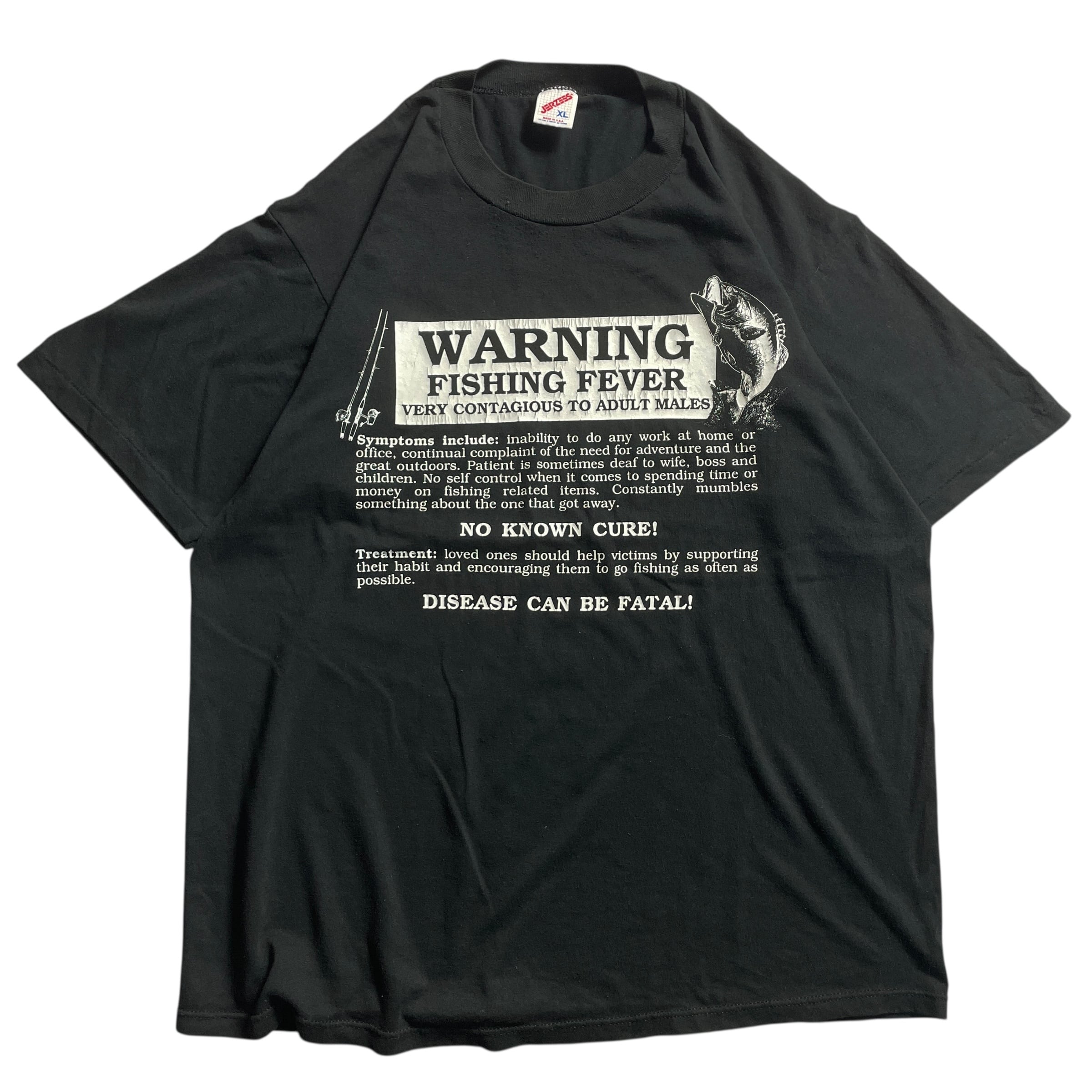 90s USA製 釣り人 ジョーク vintage T-shirt