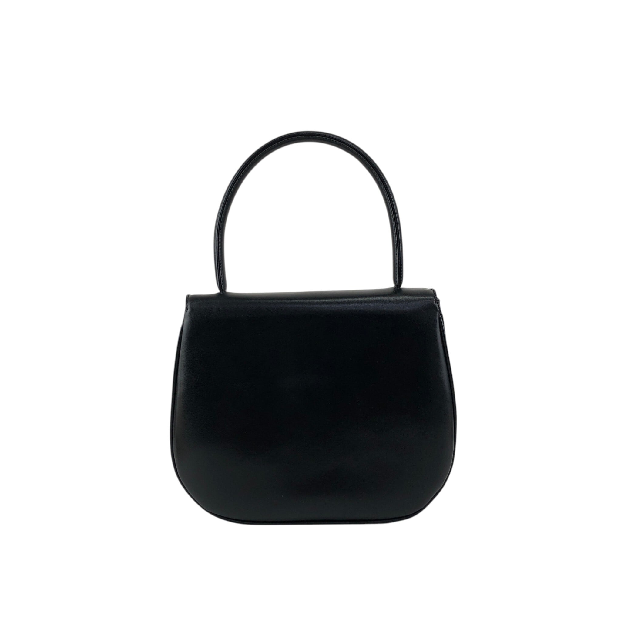 CELINE セリーヌ ハンドバッグ ブラック スターボール レザー トップ