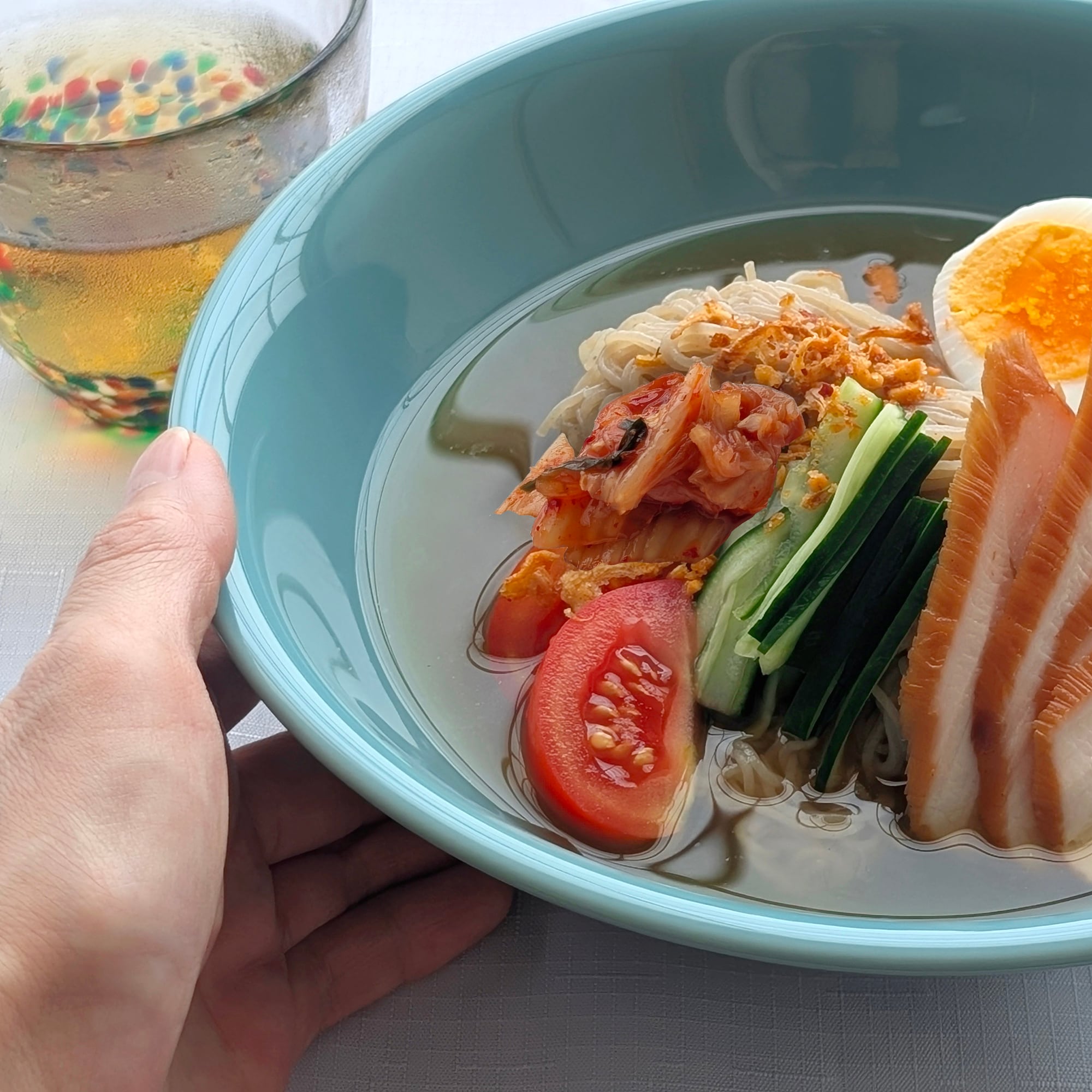 青磁 7寸反りめん丼 | 和食器通販ショップ 貴好人｜有田焼・波佐見焼