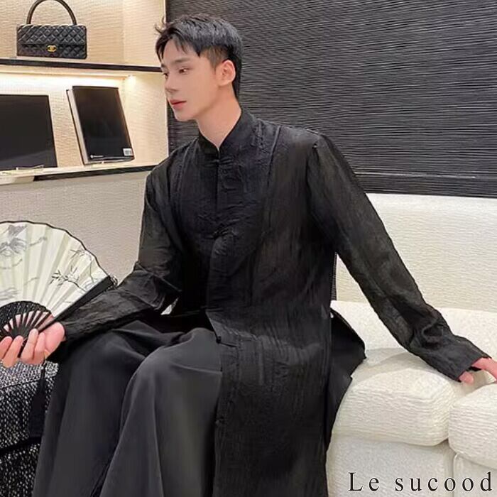 お支払い確認後20日以内発送】Le sucood シースルー チャイナボタン