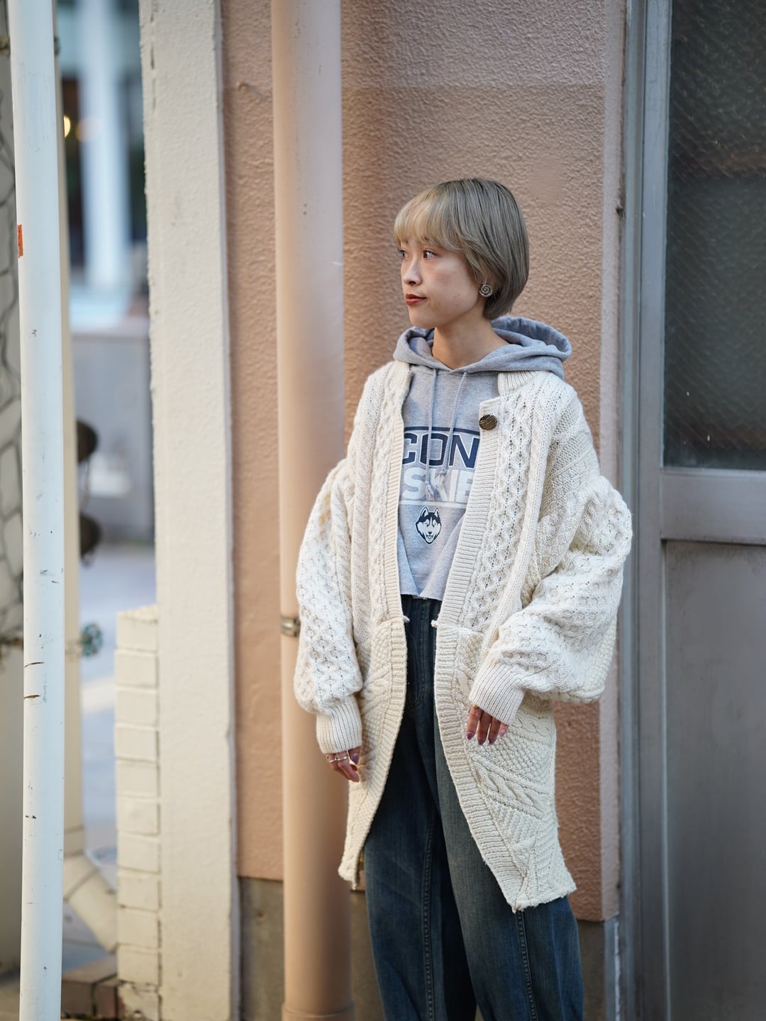 77circa(ナナナナサーカ) “circa make tyrolean fisherman sweater②”