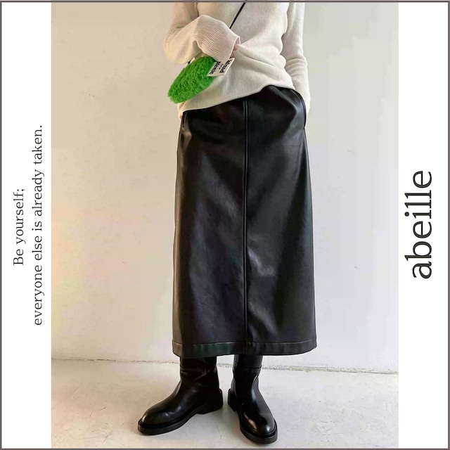 eco leather skirt 14817