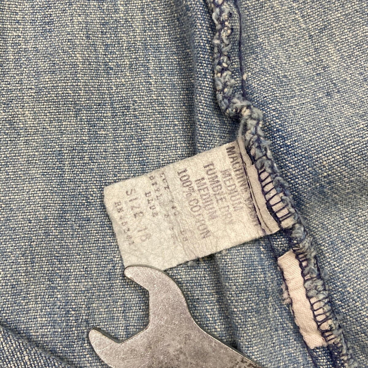 70年代 ストアブランド ワイドデニムカーゴパンツ メンズW31相当 古着