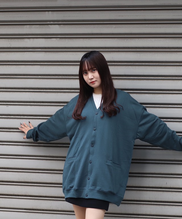 ATELANE Color-block cardigan (CHA) 26A-24020