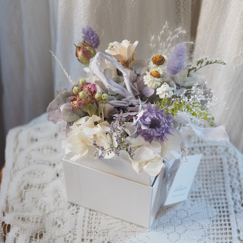 736.flower gift box S ｜フラワーギフトボックス