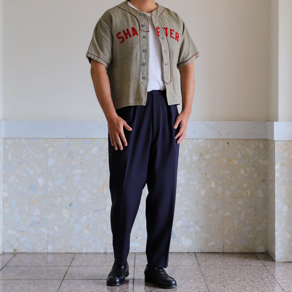 極美品】40s special vintage baseball shirt 