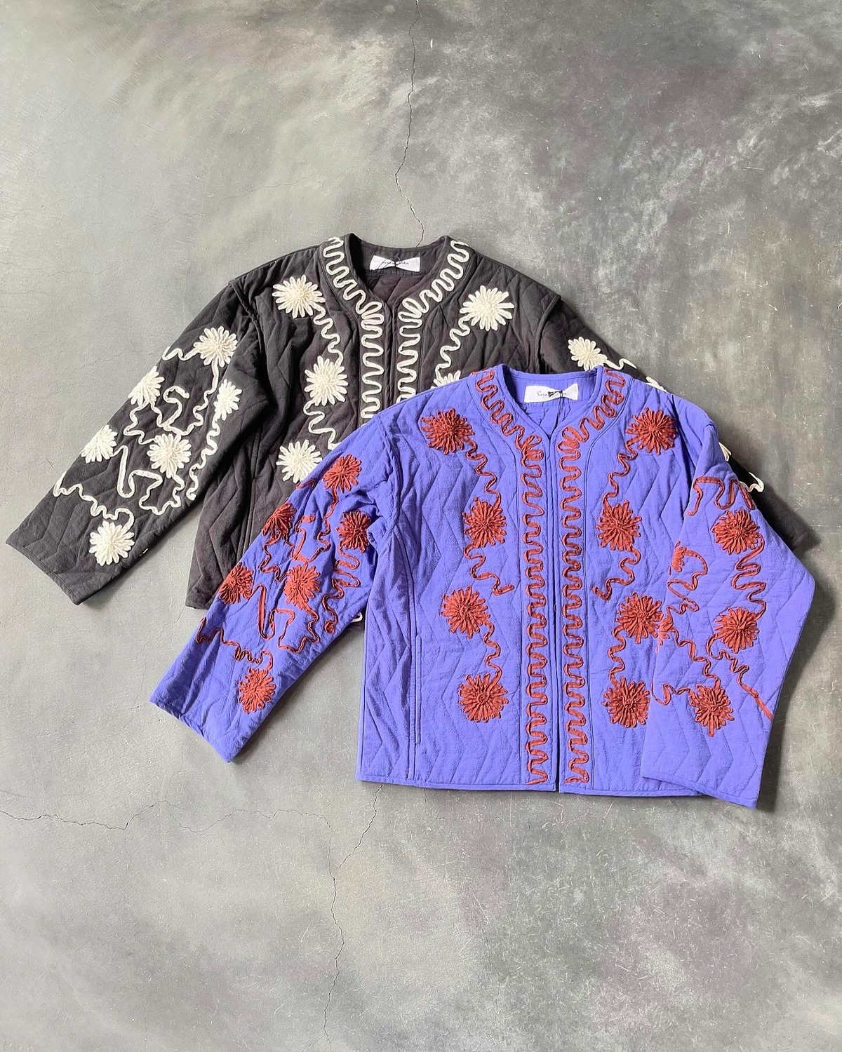 Sara mallika Deepika tape embroidery jacket | mambo ladys 