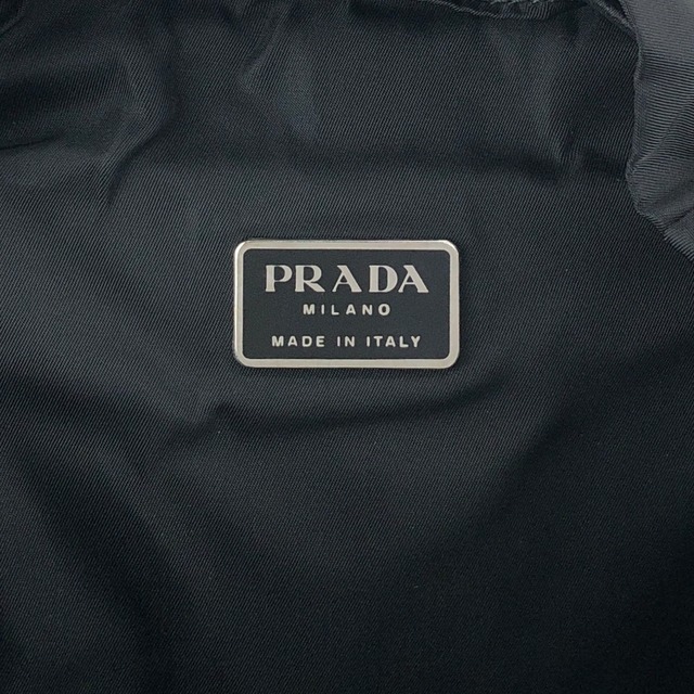 PRADA プラダ バックパック ブラック トライアングルロゴ ナイロン フロントバックル vintage ヴィンテージ オールド ynp78c