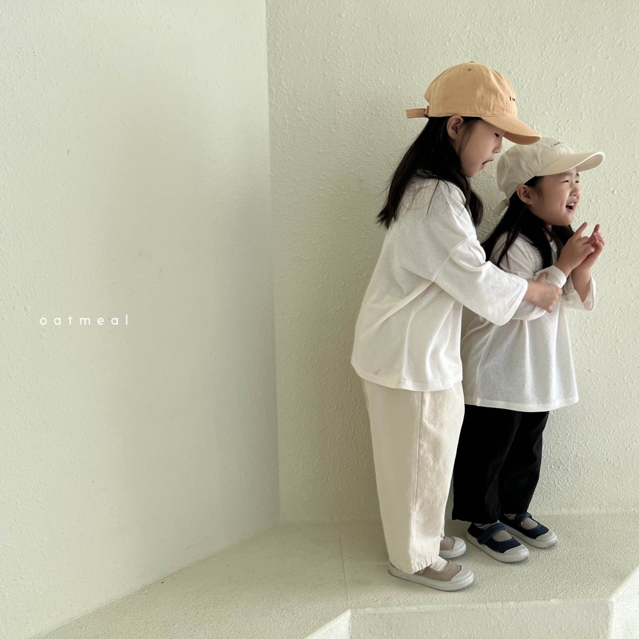 【oatmeal】7部袖ベイクラウンドTシャツ(くすみミント)100〜140cm - 10
