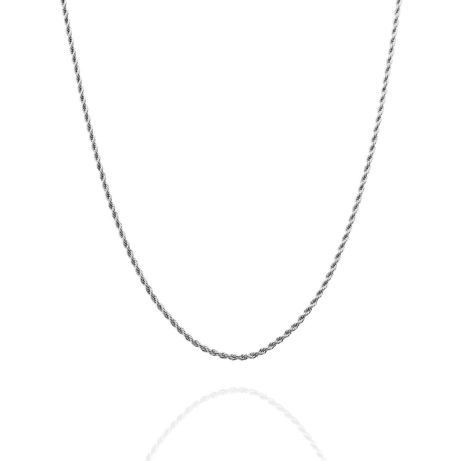 Rope Chain  Necklace 2.0mm / SILVER