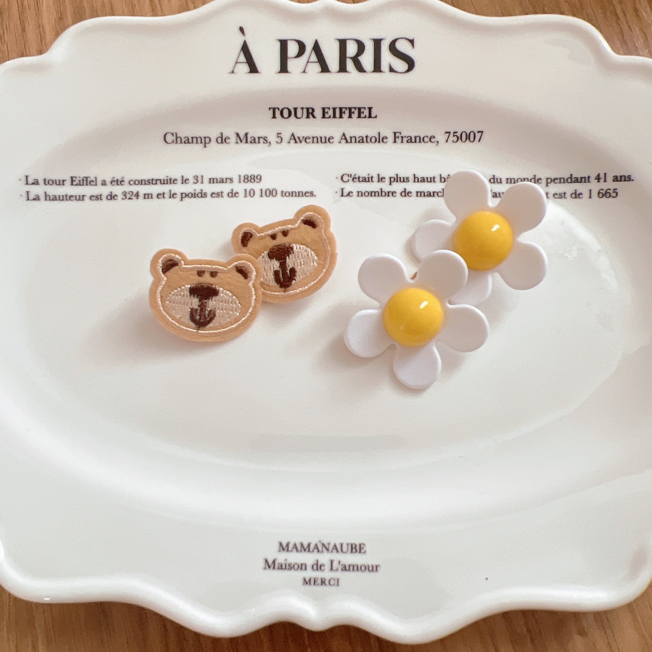 くまさん・お花 パッチン