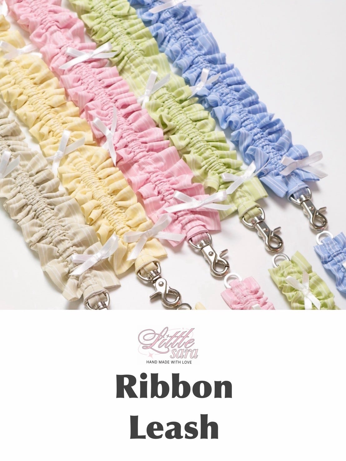 予約【littlesara】Ribbon Leash (5Color)