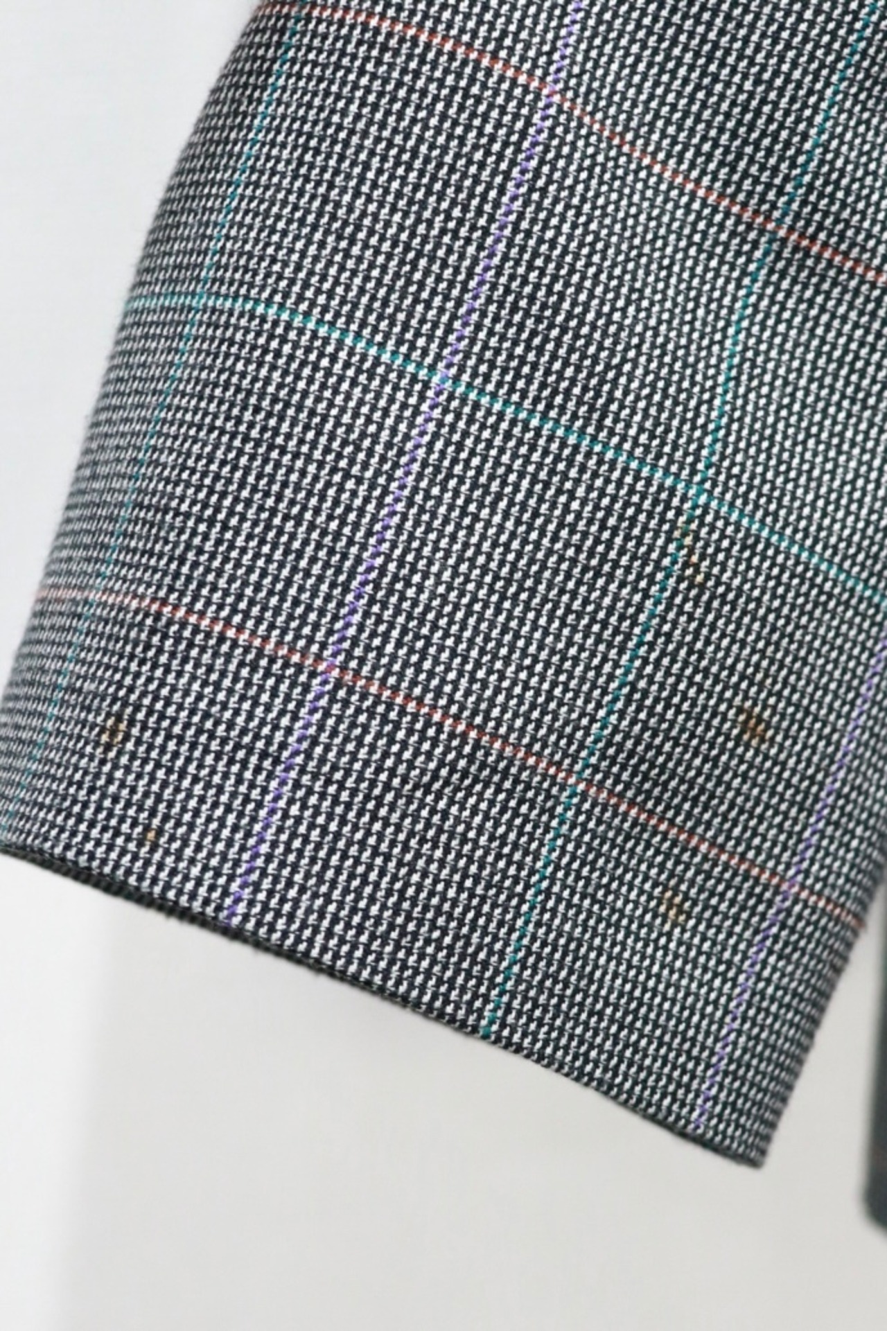 Christian Dior check pattern double tailored jacket