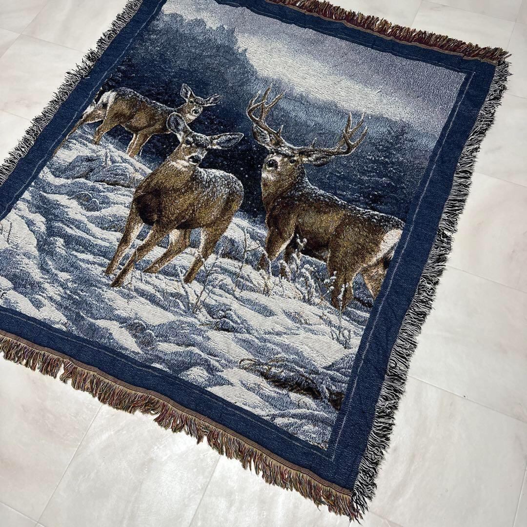 蝦夷鹿毛皮ラグ 天然 バンビ 蝦夷鹿毛皮ラグ 天然 バンビ 蝦夷鹿毛皮