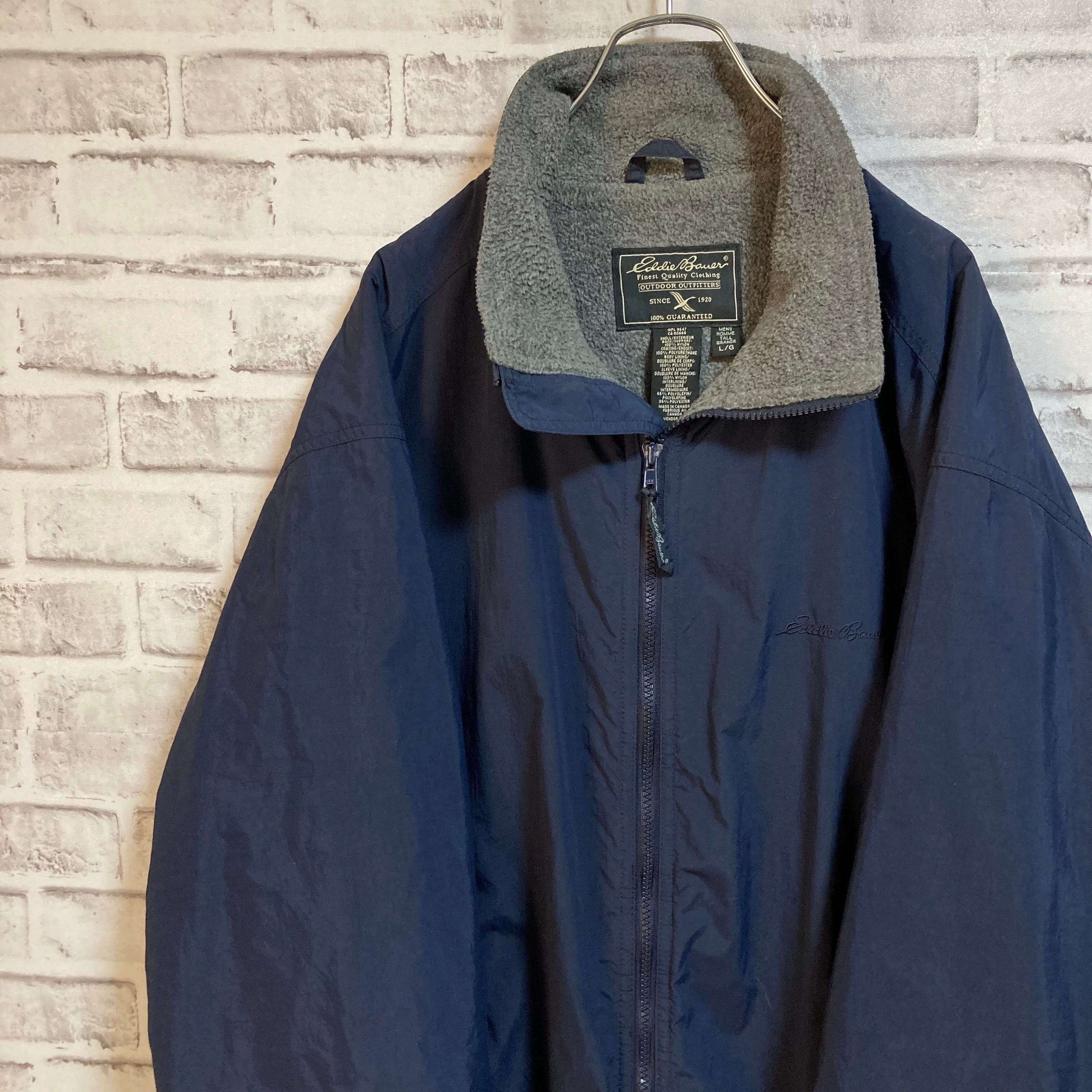 Eddie Bauer】Nylon Shell Jacket L “POLARTEC” Made in CANADA カナダ