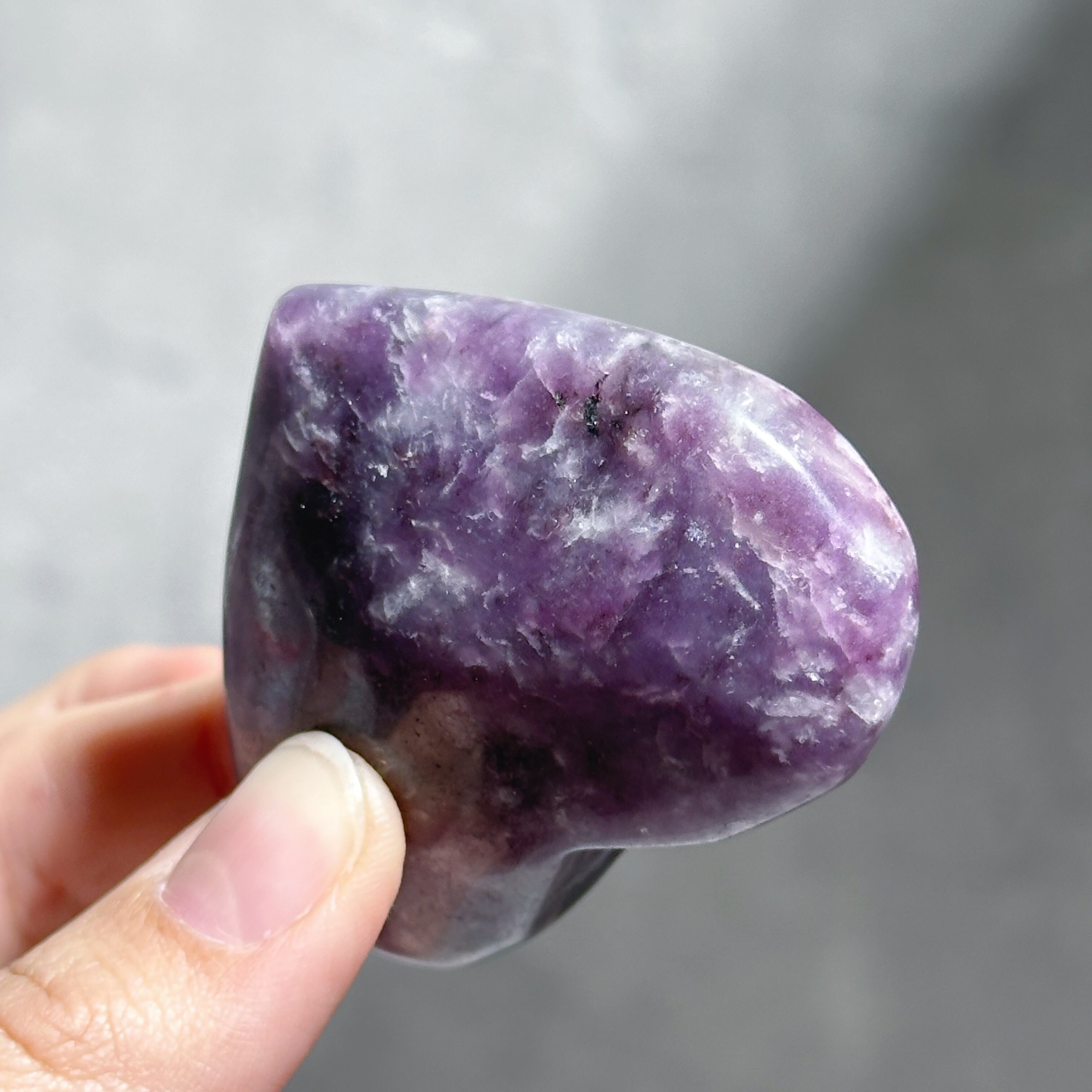 ジェムレピドライト レピドライト ハート41◇Lepidolite◇天然石・鉱物・パワーストーン