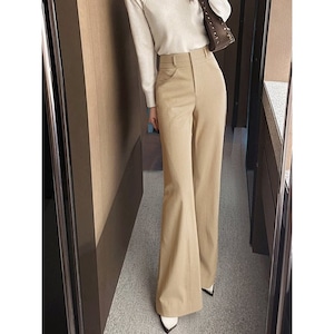 スタイルアップフレアワイドパンツ 2color RA3155