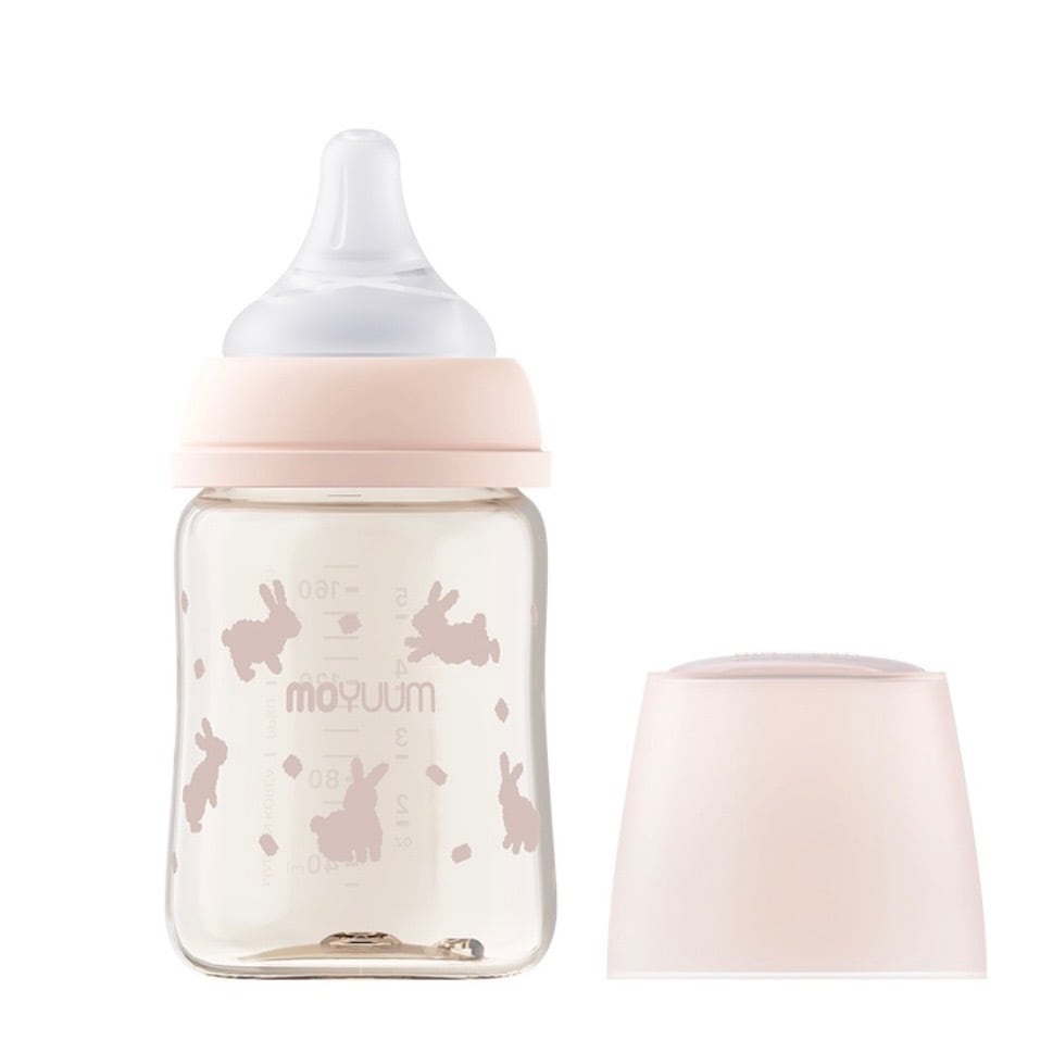 うさぎベビーちゃん♡哺乳瓶うさぎ moyuum モユム うさぎ哺乳瓶(1本) (170ml) | イブル&Baby Fabric