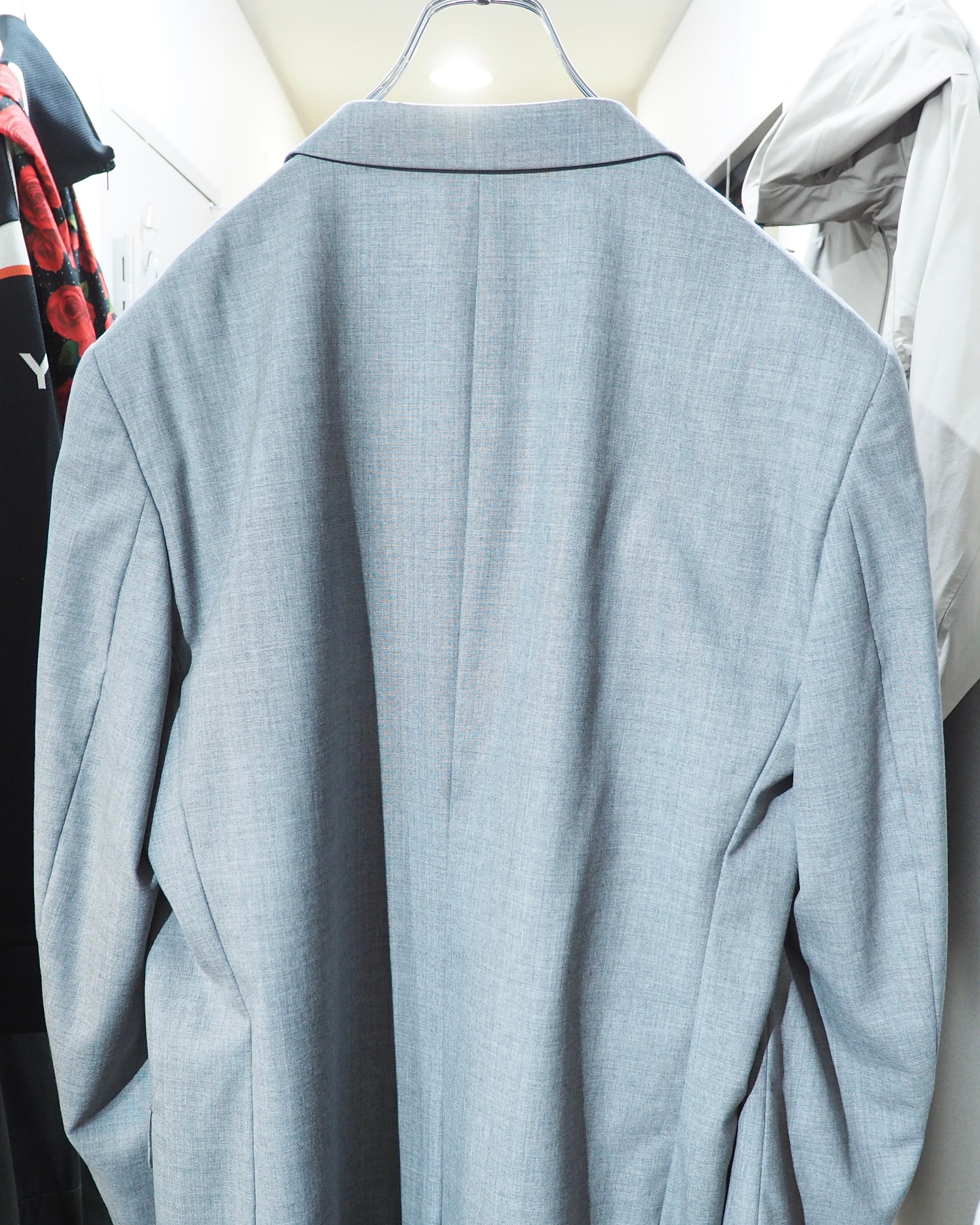 1990s " KENZO HOMME " Beautiful Smoky Blue Color vintage Tailored jacket