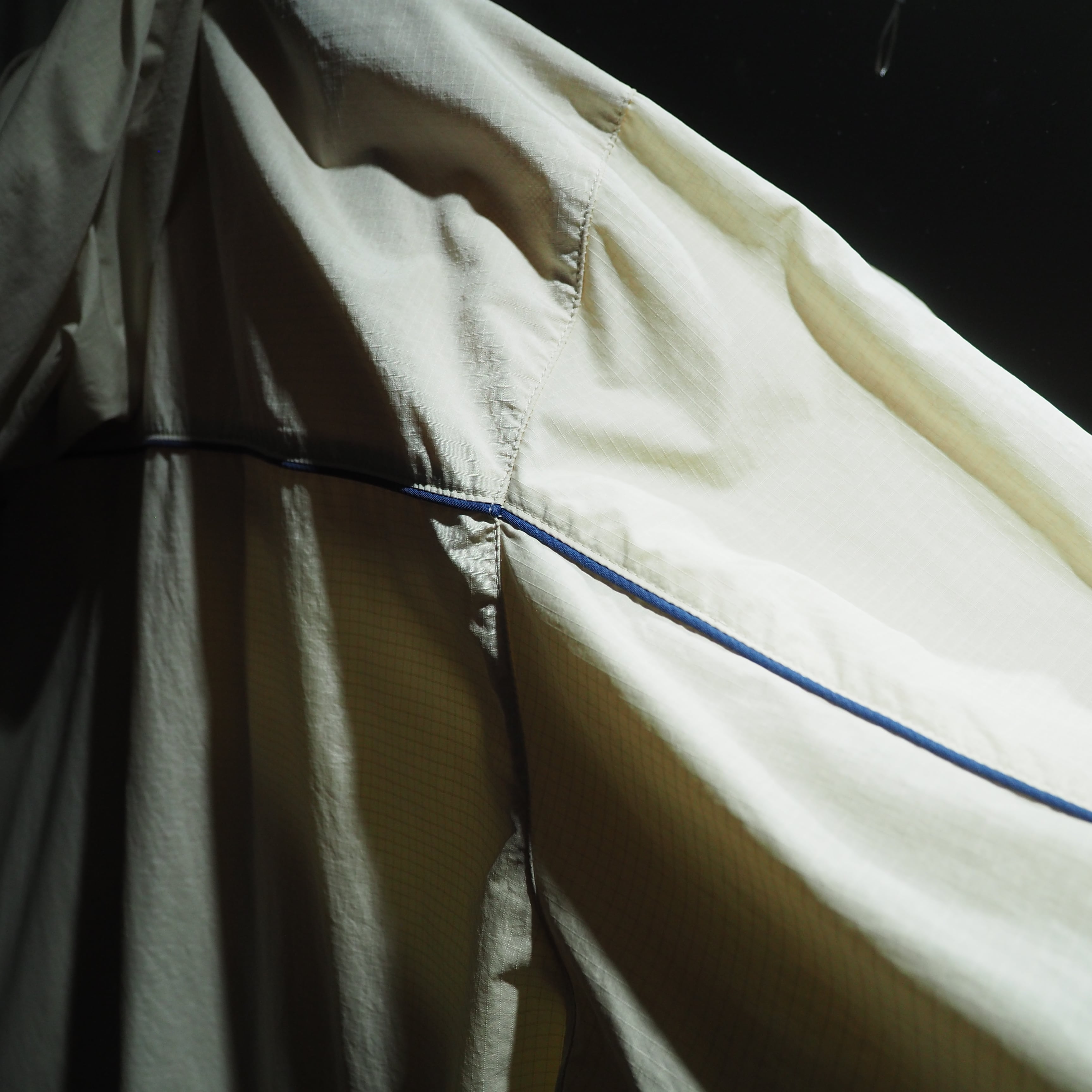 1990s " LACOSTE " Multi Tech gimmick vintage loose nylon jacket