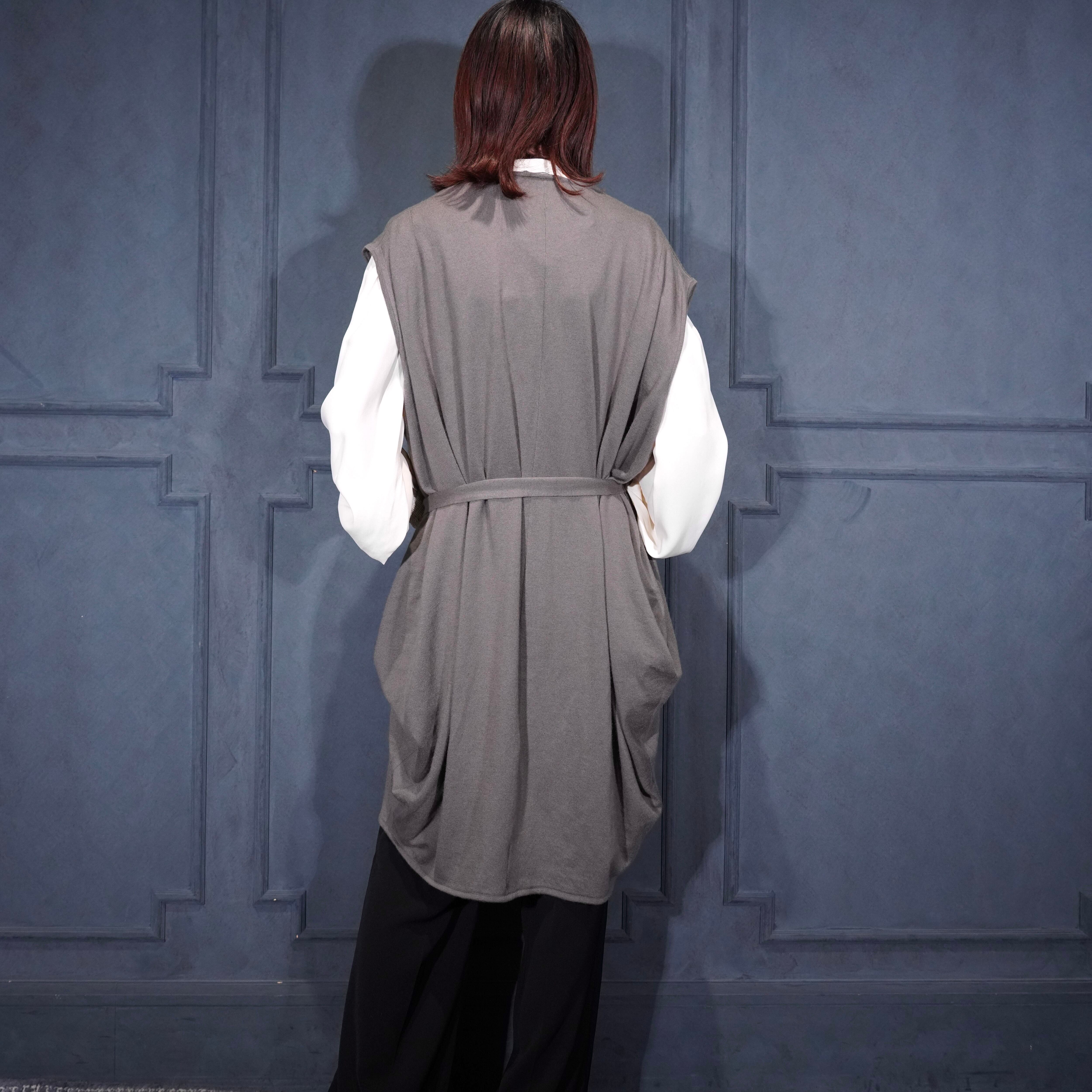 DEAD STOCK Max Mara DEFORMATION DESIGN CASHMERE SILK KNIT LONG