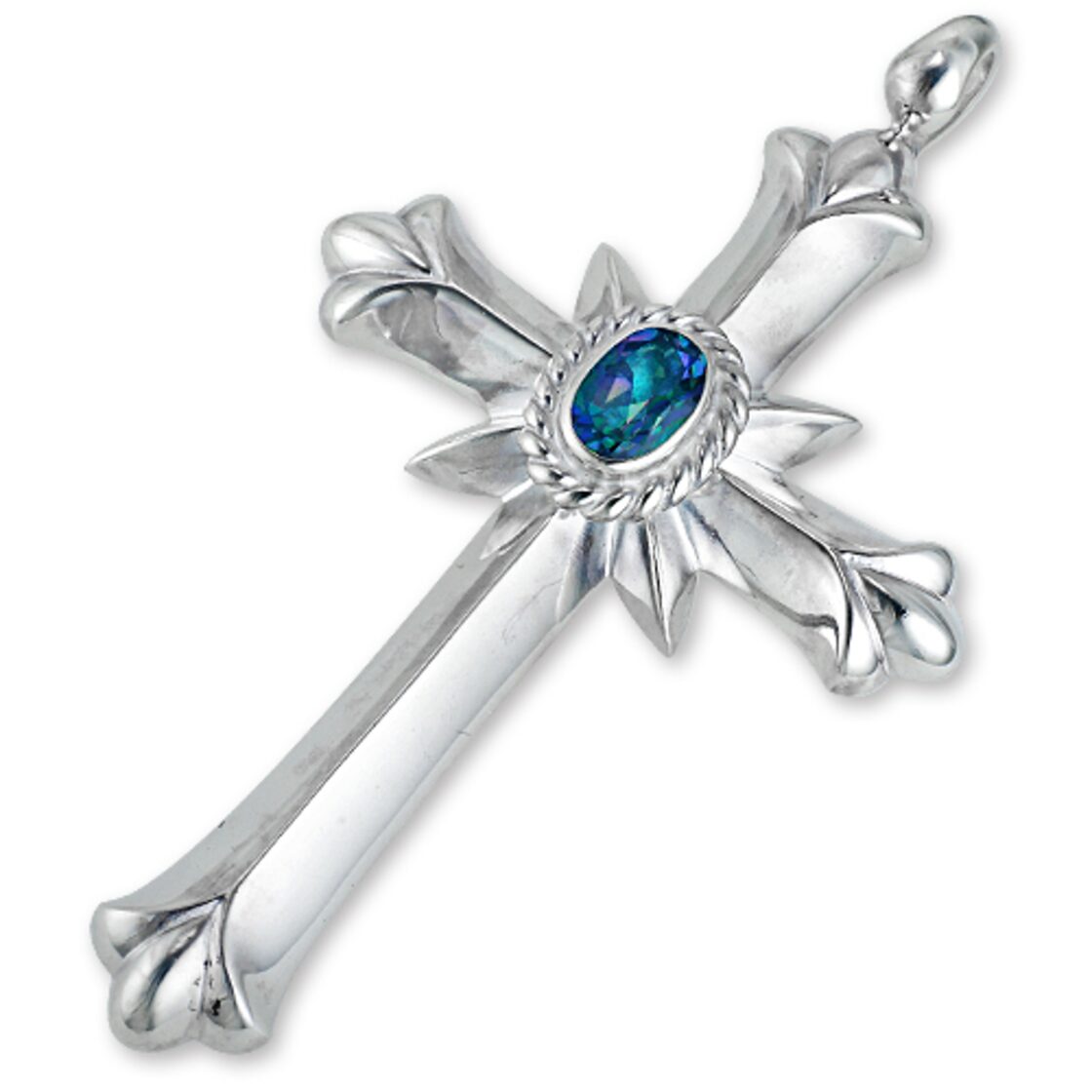 鷲見太郎 Pendant ペンダント】Newクロスペンダントw/レインボー 