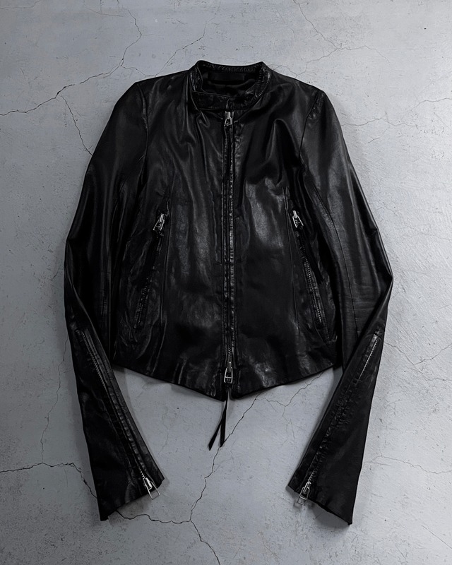 2010s ずるい EKAM single leather jacket archive