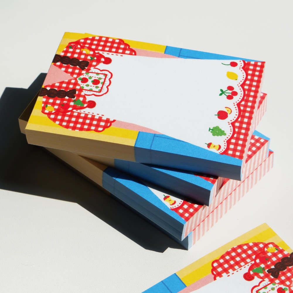 fruit fries】メモ帳 orchard apron | 韓国文具・雑貨 kaulcoffee.studio