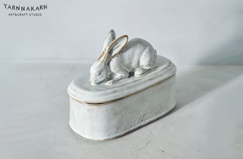 Yarnnakarn うさぎの小物入れ Yarnnakarn うさぎの小物入れ Yarnnakarn