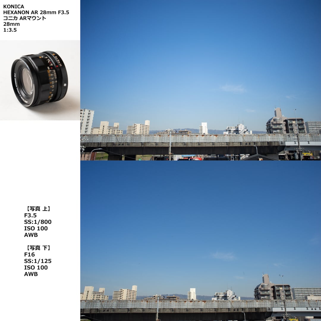 ★美品/希少★コニカ KONICA HEXANON AR 28mm F3.5