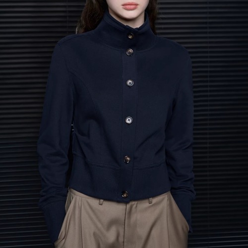 フロントボタンスウェットトップス ・21009