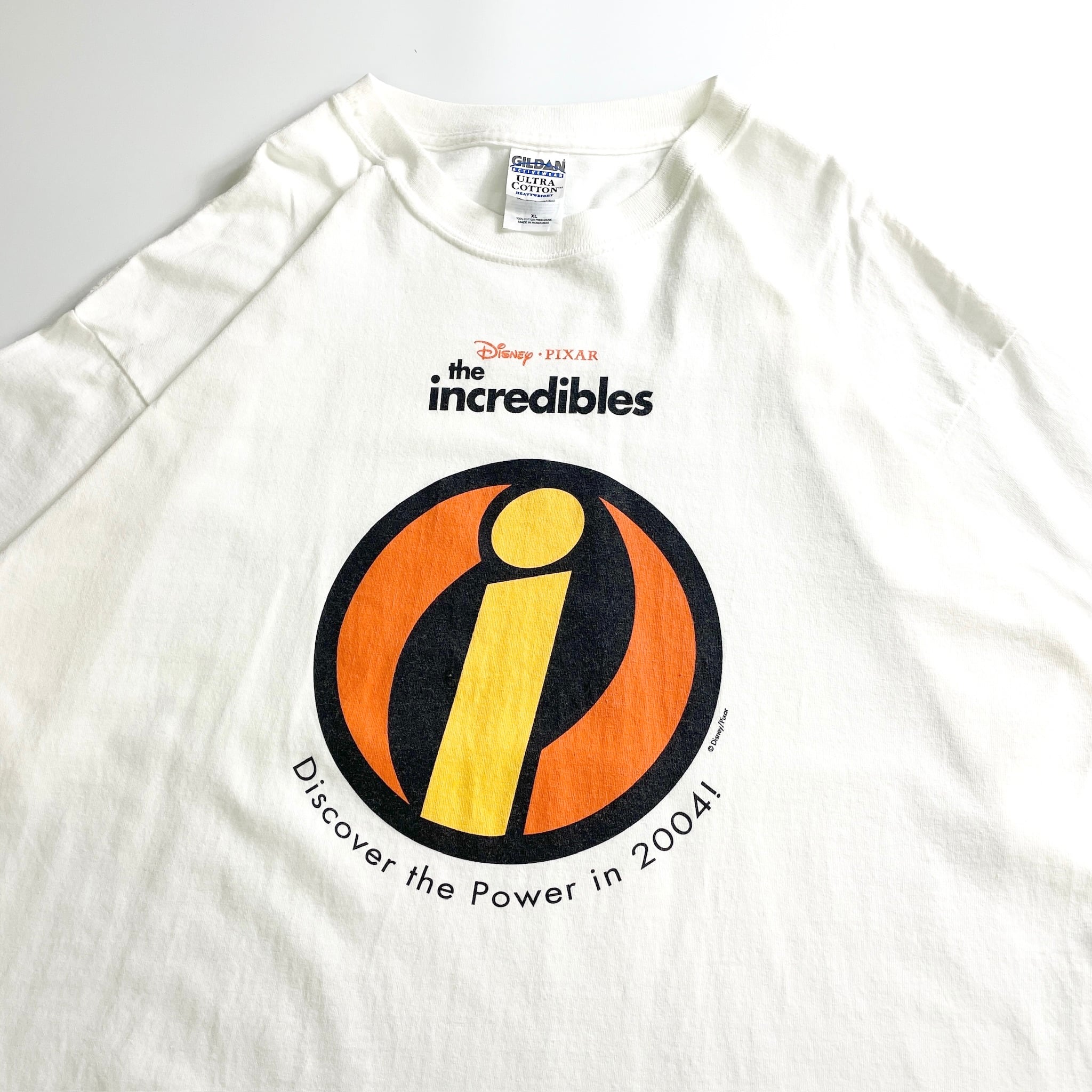 00s Disney Pixar The Incredibles Logo T-Shirt 2004