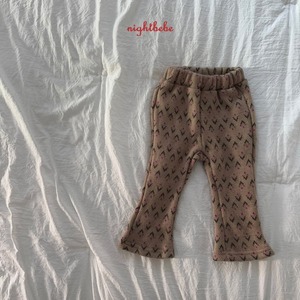 【night bebe】ニットフレアパンツ 90〜130cm  2241115