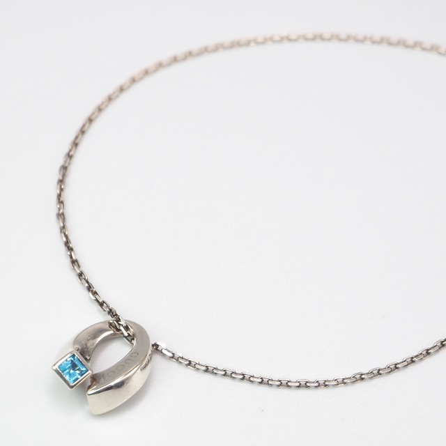 GUCCI ブルートパーズ ネックレス シルバー925 グッチ