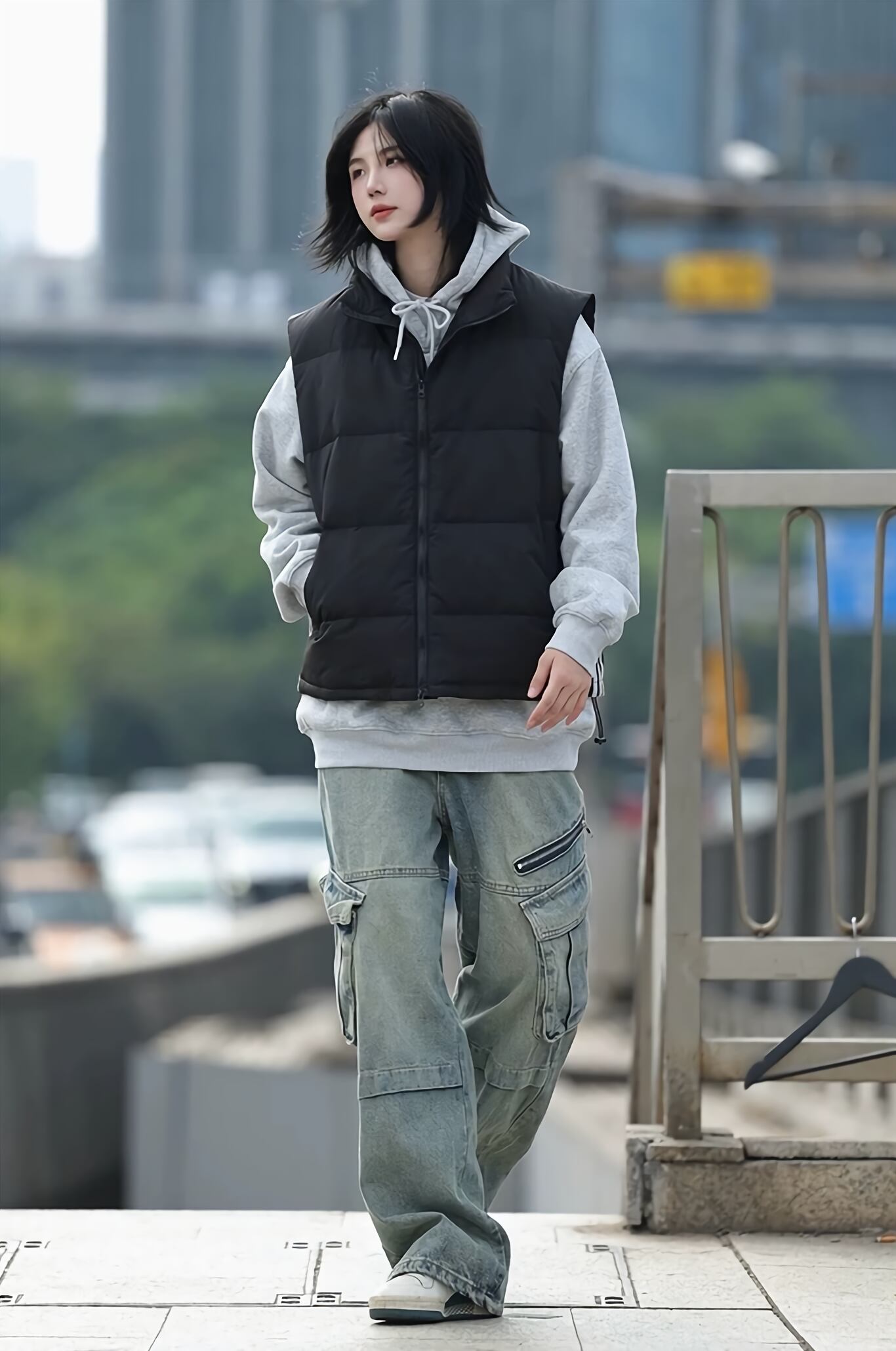 Dos Duck Down Lightweight Padding Vest (Unisex) (3 Colors)（ダウン 