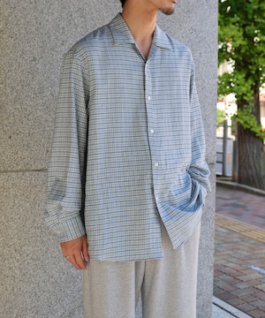 UNIVERSAL PRODUCTS. / 263-60301 ORIGINAL CHECK SHIRTS(BLUE)