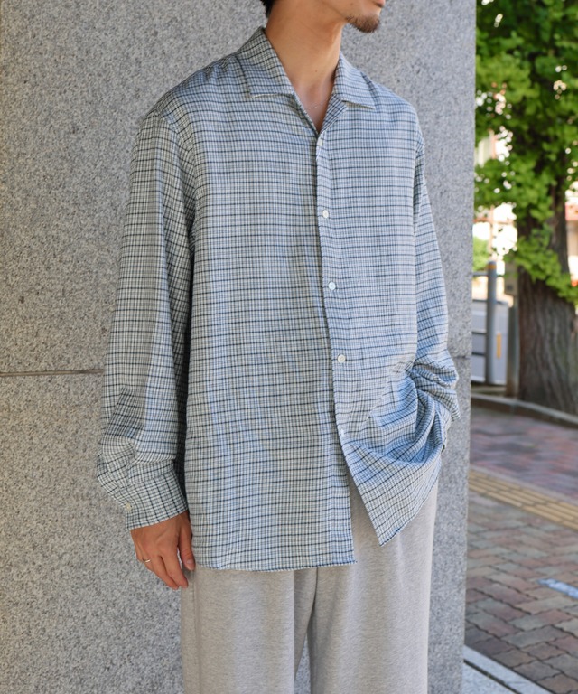 UNIVERSAL PRODUCTS. / 263-60301 ORIGINAL CHECK SHIRTS(BLUE)