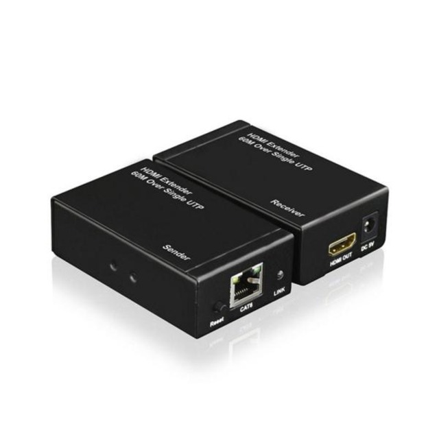 iFormosa HDMI 1080 フルHD エクステンダー 60m 延長器 HDMI to RJ45 to HDMI ２個セット IF-HDMI-EXT60