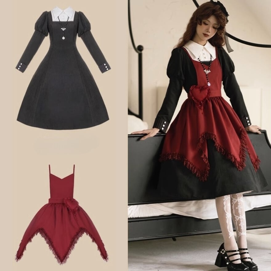 ゴスロリ通販 With U ゴスロリ ワンピース 修道女 シスター