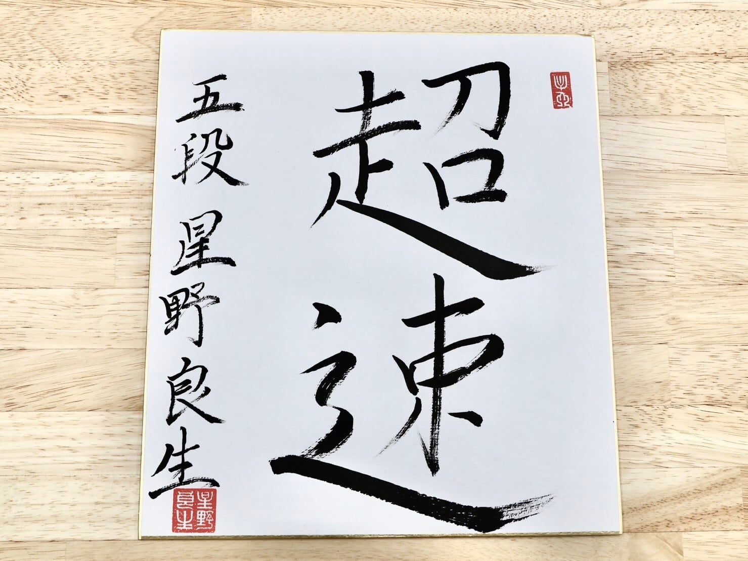 将棋 直筆 扇子 戸辺誠 獅子奮迅 - 囲碁/将棋