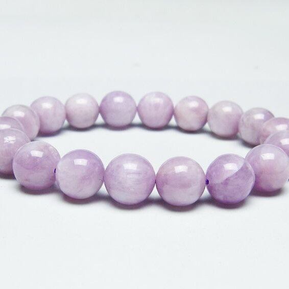 クンツァイト ブレスレット 11mm ミルキークンツァイト ブレス 一点物 メール便可 [M便 1/10] 111-46457